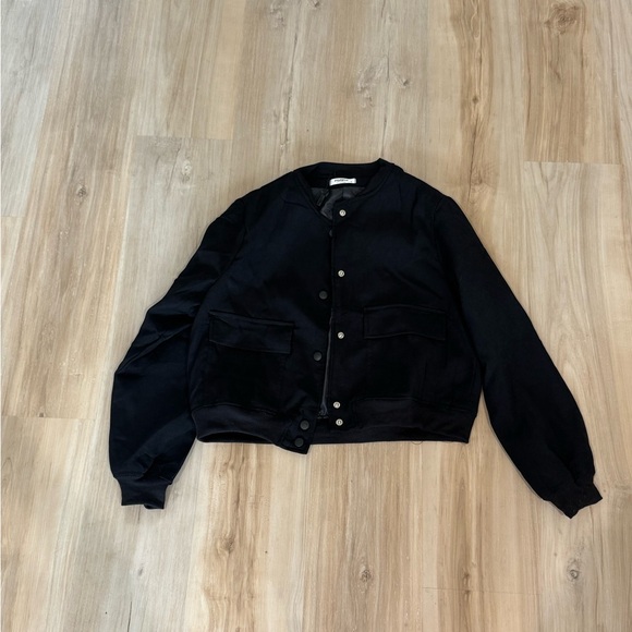 Zeagoo Black Button-Up Jacket - Picture 1 of 2